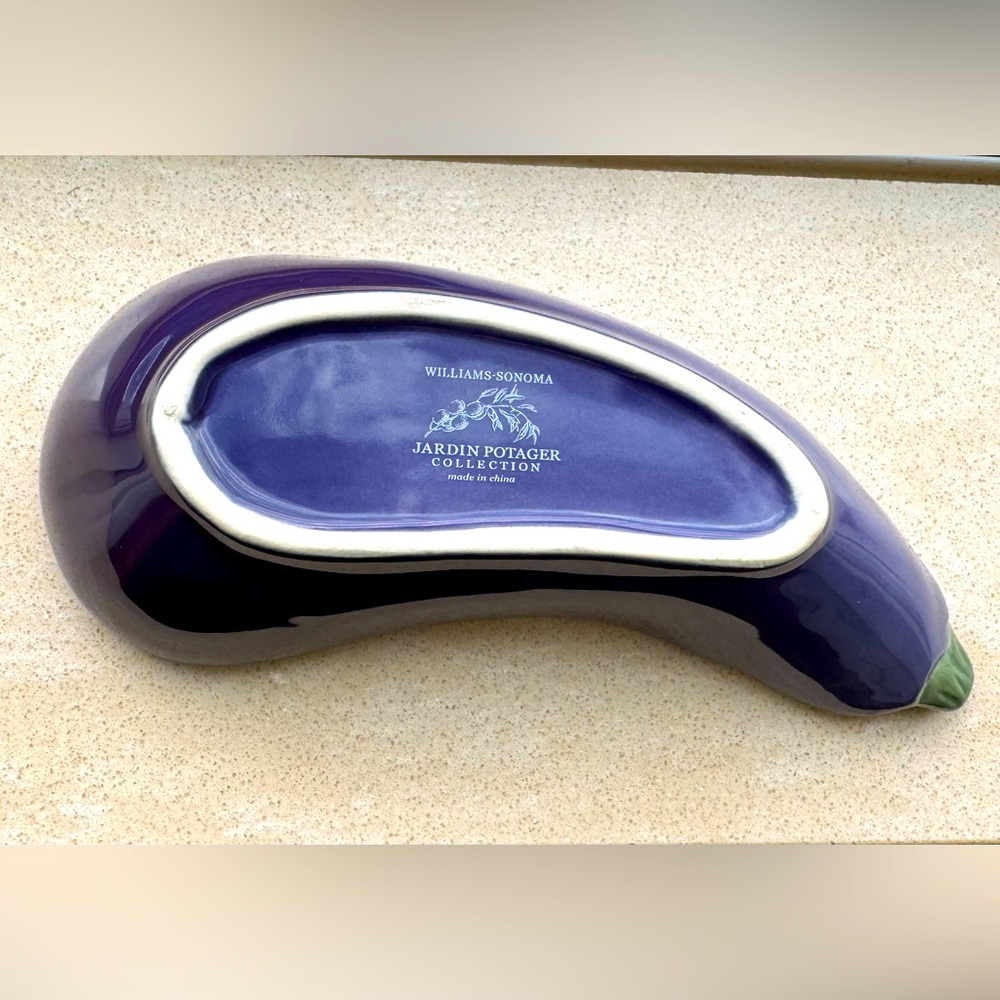 Williams-Sonoma Jardín Potager Collection Ceramic Eggplant
Dip / Sauce Bowl